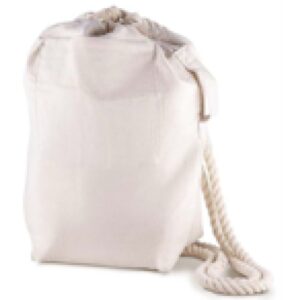 Sacola/mochila em Algodão Cru