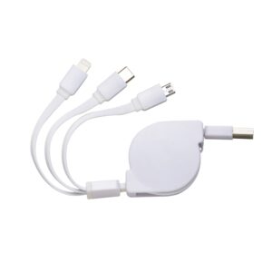 Cabo Usb Retrátil C/ 3