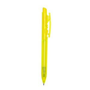 Caneta Plástica Fluorescente