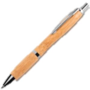 Caneta Corpo de Bambu com