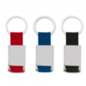 Chaveiro de Metal Retangular com