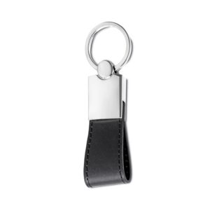 Chaveiro Metal C/ Alça Couro