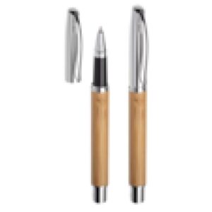 Caneta Roller Corpo de Bambu