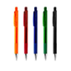 Caneta Plástica com Grip Esferográfica