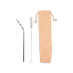 Kit Canudo de Metal com