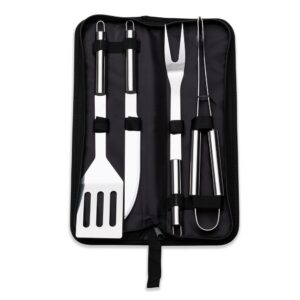 Kit Churrasco 4 Peças Inox