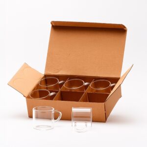 Kit Xícaras de Vidro 6