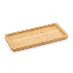 Petisqueira Retangular de Bambu 26*13cm