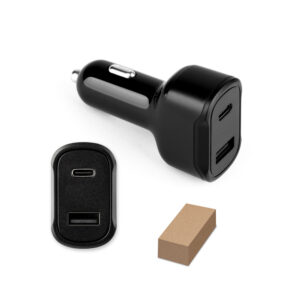 Adaptador de isqueiro com porta