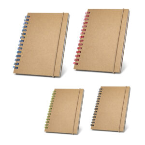 Caderno de bolso espiral de