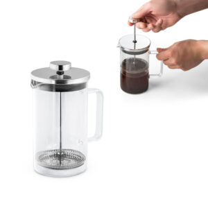 Cafeteira em vidro borossilicato com