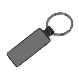 Chaveiro Em Metal - Cinza/preto