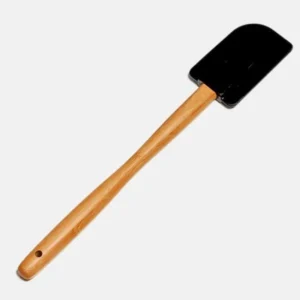 Colher De Silicone E Bambu