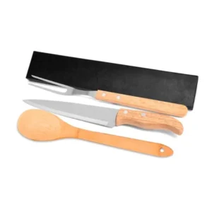 Conj. Garfo, Faca 7″ Em