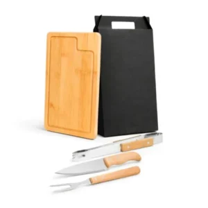 Conj. Para Churrasco Com Pegador