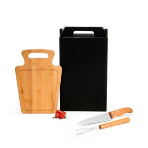 Conj. Para Churrasco Em Bambu