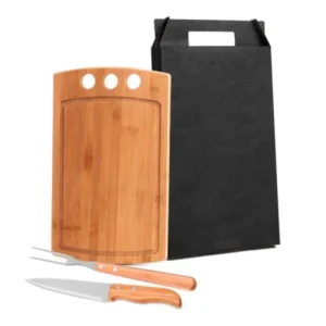Conj. Para Churrasco Em Bambu