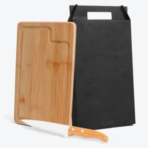 Conj. Para Churrasco Em Bambu/inox