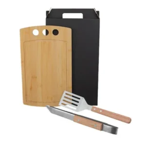 Conj. para Churrasco/hambúrguer com Pegador
