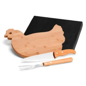 Conj. Para Cozinha Em Bambu