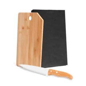 Conj. Para Cozinha Em Bambu/inox