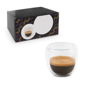 Conjunto de café em vidro