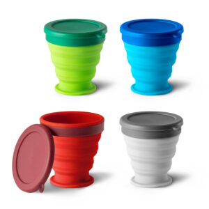 Copo de viagem em silicone