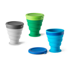 Copo de viagem em silicone