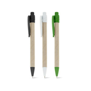 Esferográfica em papel kraft com