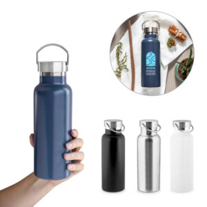 Garrafa em aço inox 36%