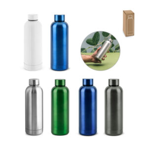 Garrafa em aço inox 90%