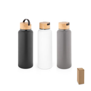 Garrafa em aço inox 90%