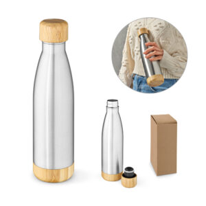 Garrafa em aço inox 90%