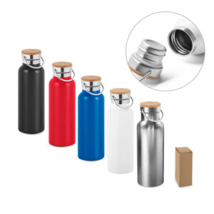 Garrafa em aço inox de