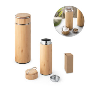 Garrafa em aço inox e