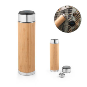 Garrafa em aço inox e