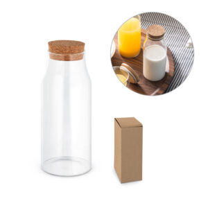 Garrafa em vidro borosilicato com