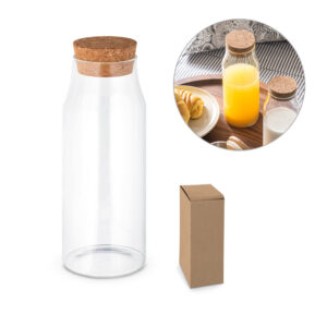 Garrafa em vidro borosilicato com