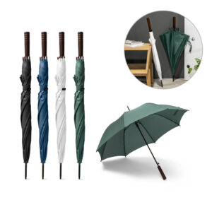Guarda-chuva em 100% poliéster reciclado