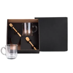 Kit Canecas Com Colheres –
