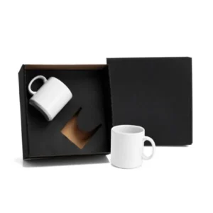 Kit Canecas em Cerâmica Branca