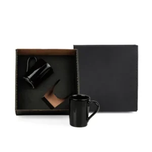 Kit Canecas em Cerâmica Preta