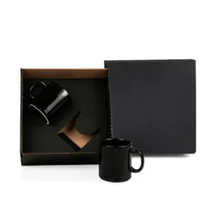 Kit Canecas em Cerâmica Preta