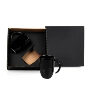 Kit Canecas em Cerâmica Preta