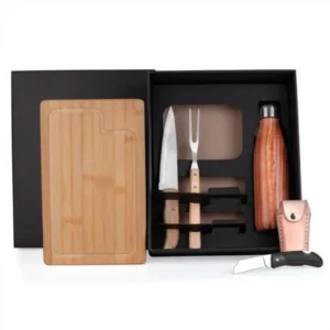 Kit Churrasco Com Garrafa, Canivete