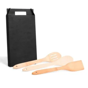 Kit de Utensílios em Bambu