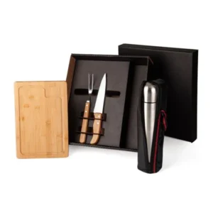Kit Para Churrasco Com Garrafa