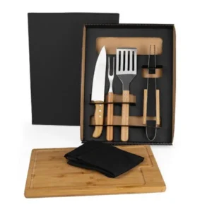 Kit para Churrasco/hambúrguer com Pegador