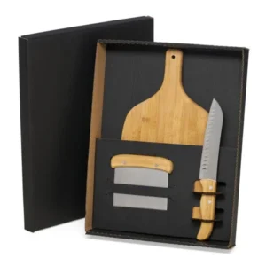 Kit Para Cozinha Em Bambu