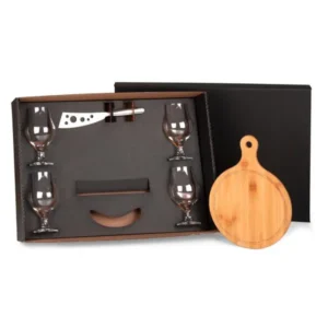 Kit Queijo e Taças para